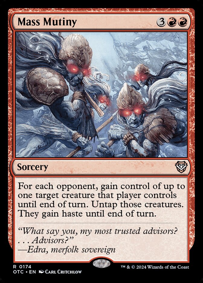 Mass Mutiny / Mass Mutiny - Magic: The Gathering - MoxLand