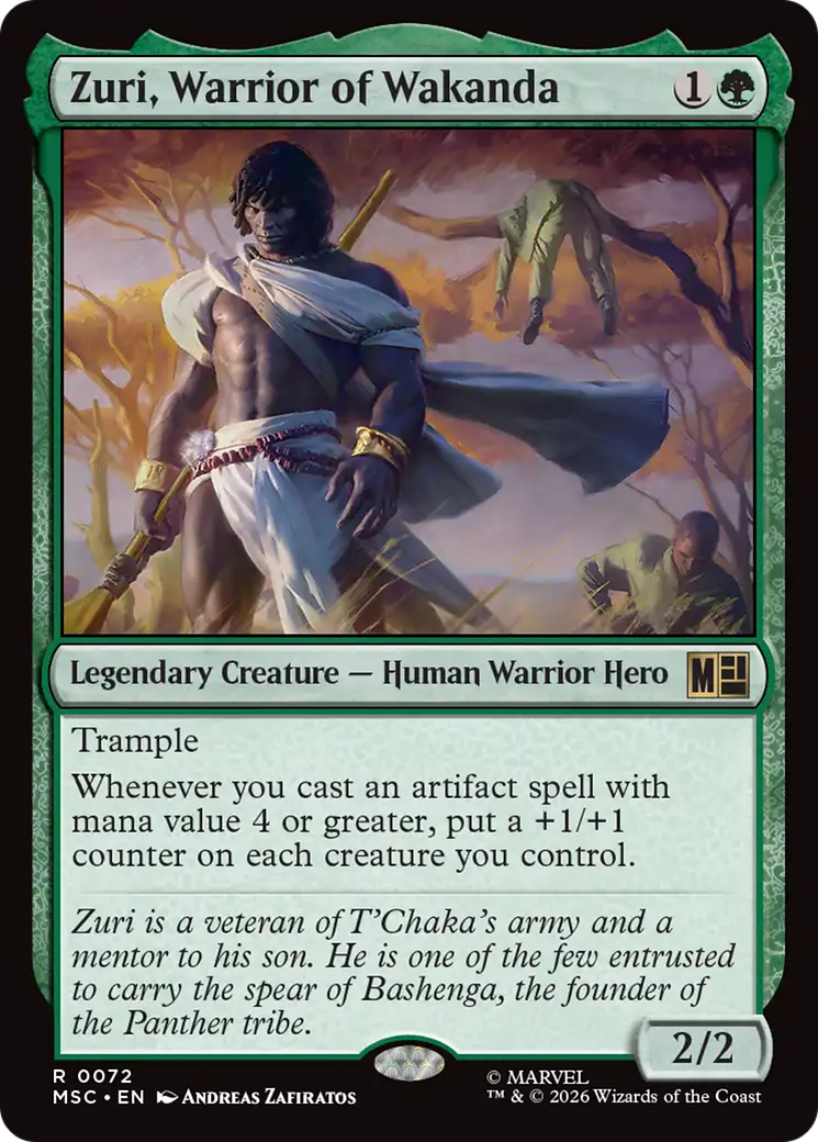 Zuri, Warrior of Wakanda - Magic: The Gathering - MoxLand