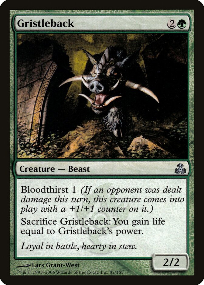 Lombo Cartilaginoso / Gristleback - Magic: The Gathering - MoxLand
