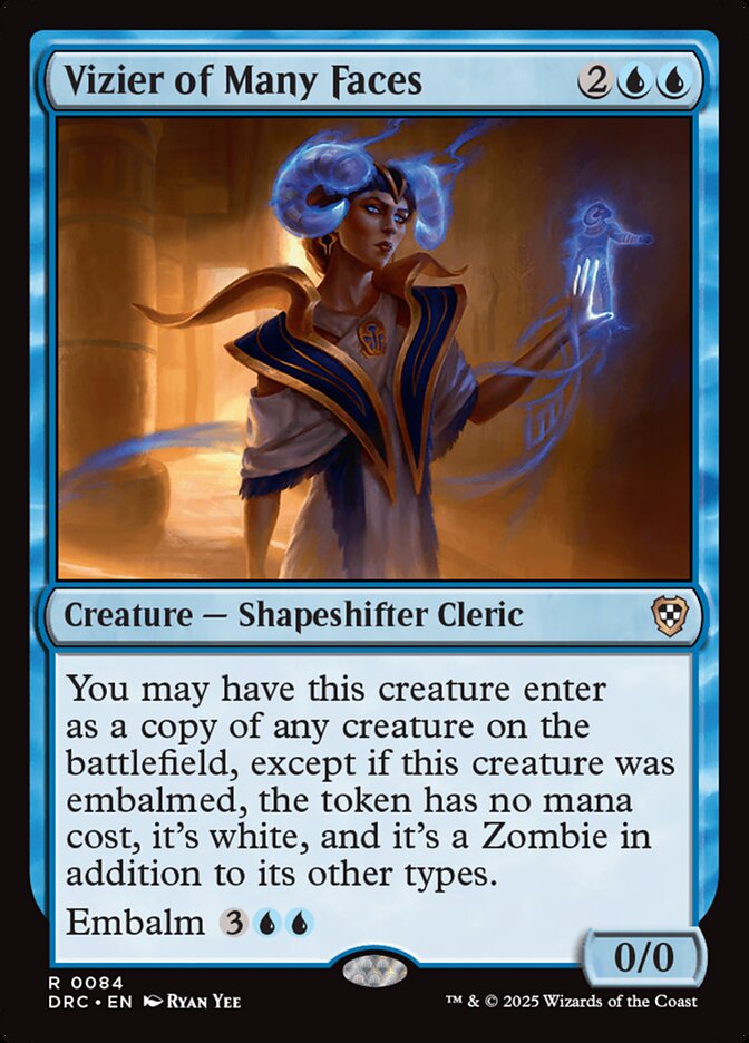 Vizir das Muitas Faces / Vizier of Many Faces - Magic: The Gathering - MoxLand