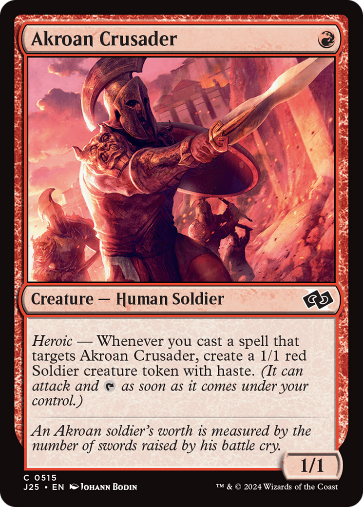 Cruzado Acrosano / Akroan Crusader - Magic: The Gathering - MoxLand