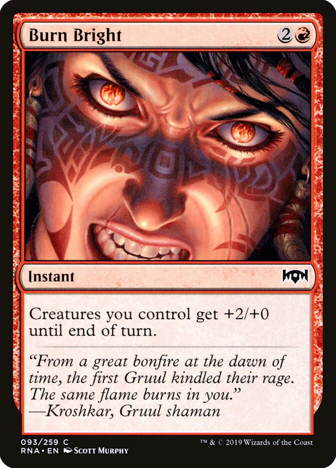 Ira Ardente / Burn Bright - Magic: The Gathering - MoxLand