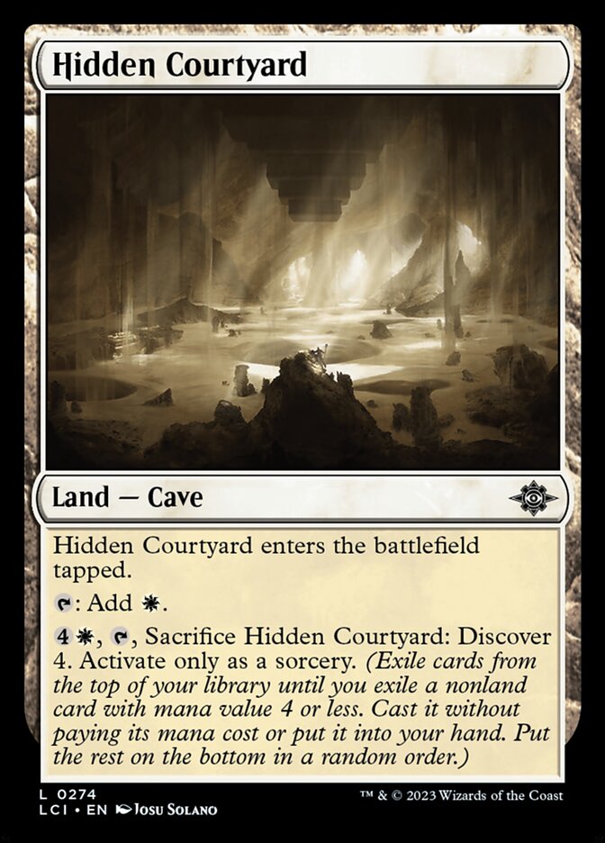 Pátio Escondido / Hidden Courtyard - Magic: The Gathering - MoxLand