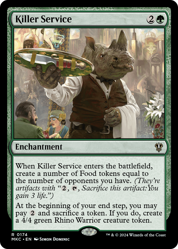 Atendimento de Matar / Killer Service - Magic: The Gathering - MoxLand