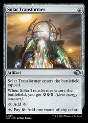 Transformador Solar / Solar Transformer - Magic: The Gathering - MoxLand