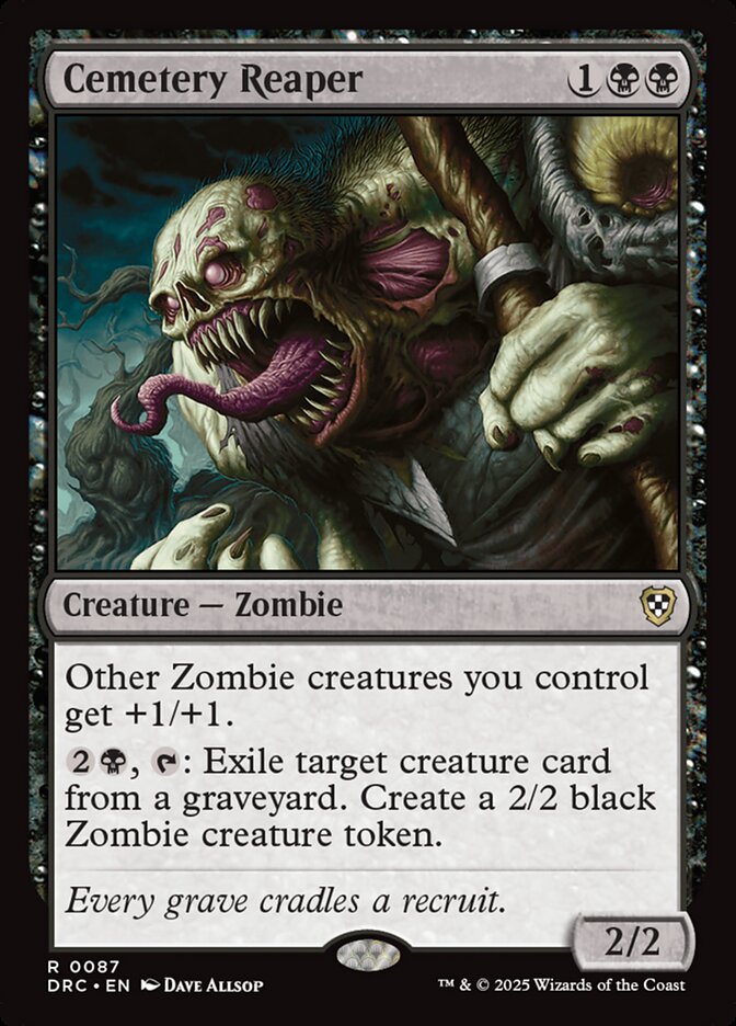 Colhedor de Cemitério / Cemetery Reaper - Magic: The Gathering - MoxLand