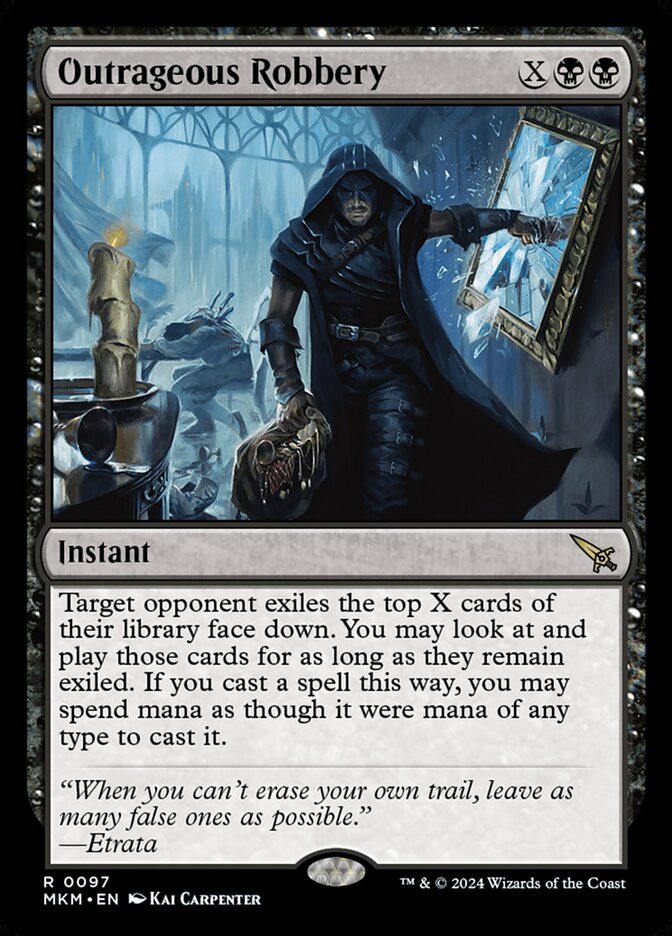 Roubo Ultrajante / Outrageous Robbery - Magic: The Gathering - MoxLand