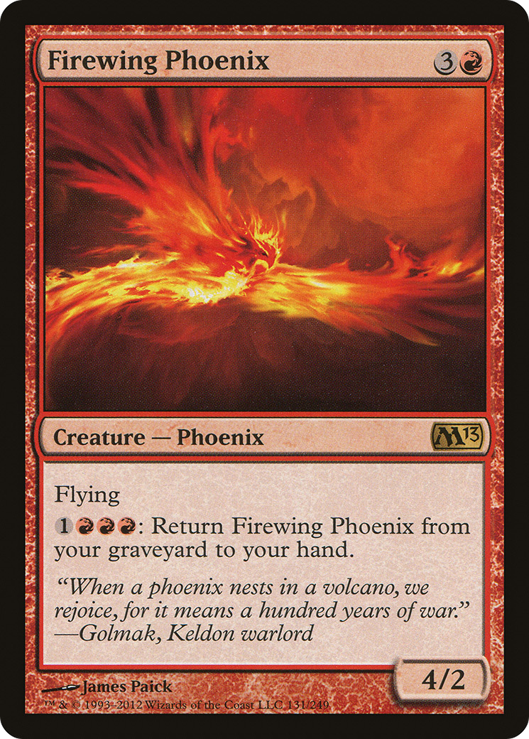 Fênix Asas de Fogo / Firewing Phoenix - Magic: The Gathering - MoxLand