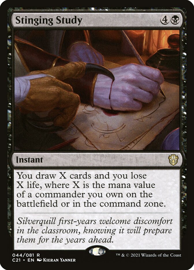 Estudo Pungente / Stinging Study - Magic: The Gathering - MoxLand