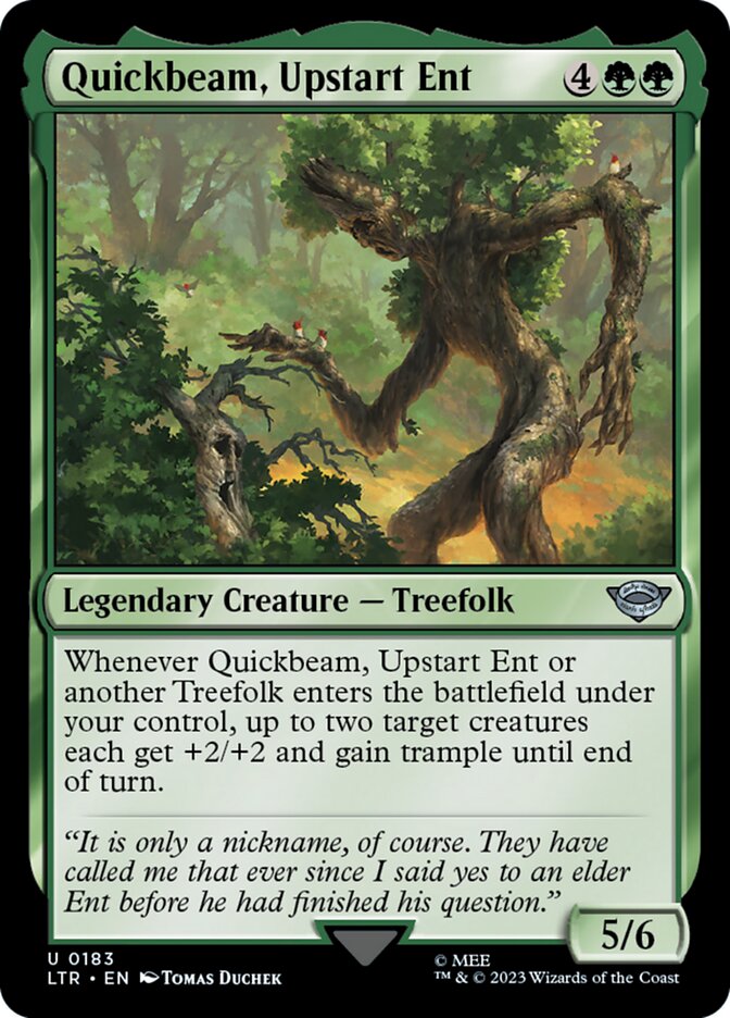 Tronquesperto, Jovem Ent / Quickbeam, Upstart Ent - Magic: The Gathering - MoxLand