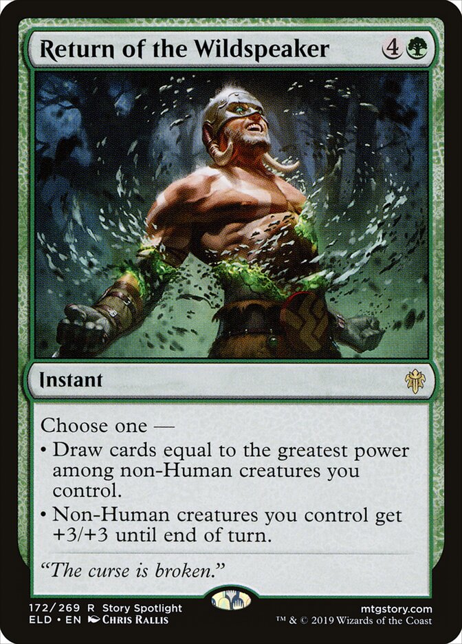 Retorno do Falabravo / Return of the Wildspeaker - Magic: The Gathering - MoxLand