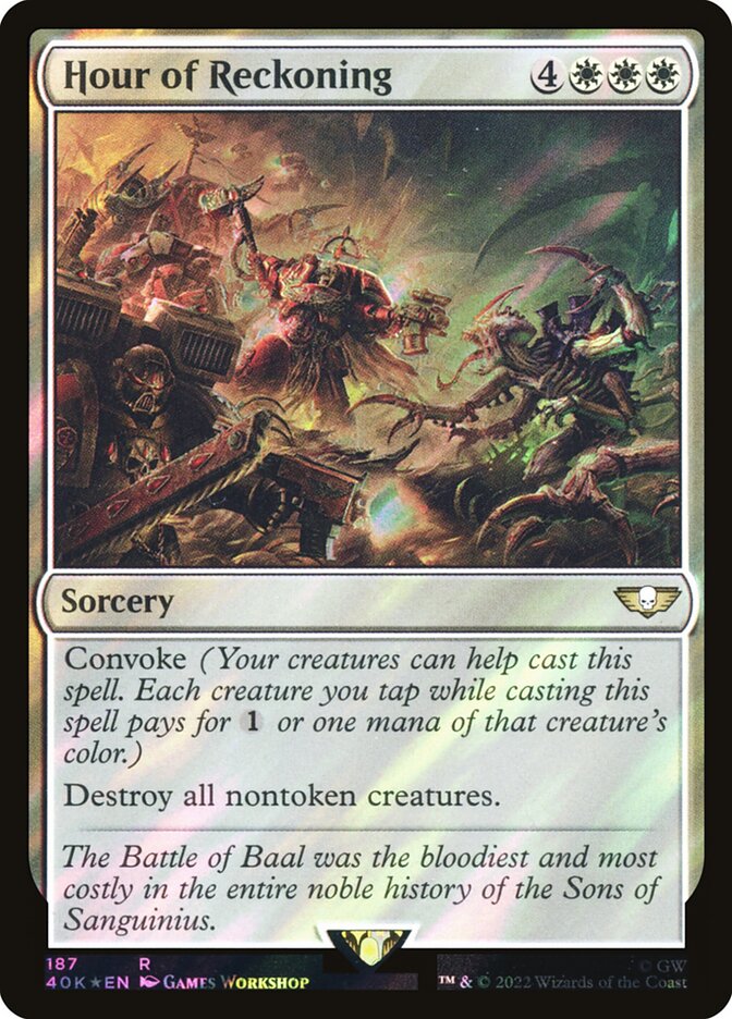 Hora de Avaliação / Hour of Reckoning - Magic: The Gathering - MoxLand