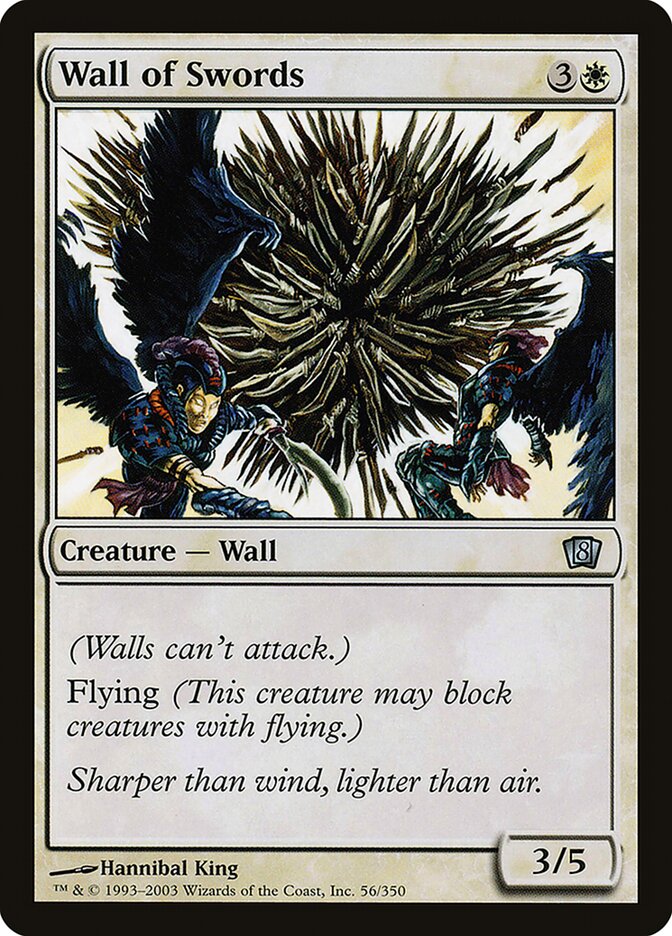 Barreira de Espadas / Wall of Swords - Magic: The Gathering - MoxLand