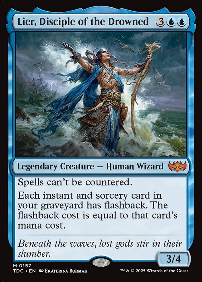 Lier, Discípulo dos Afogados / Lier, Disciple of the Drowned - Magic: The Gathering - MoxLand