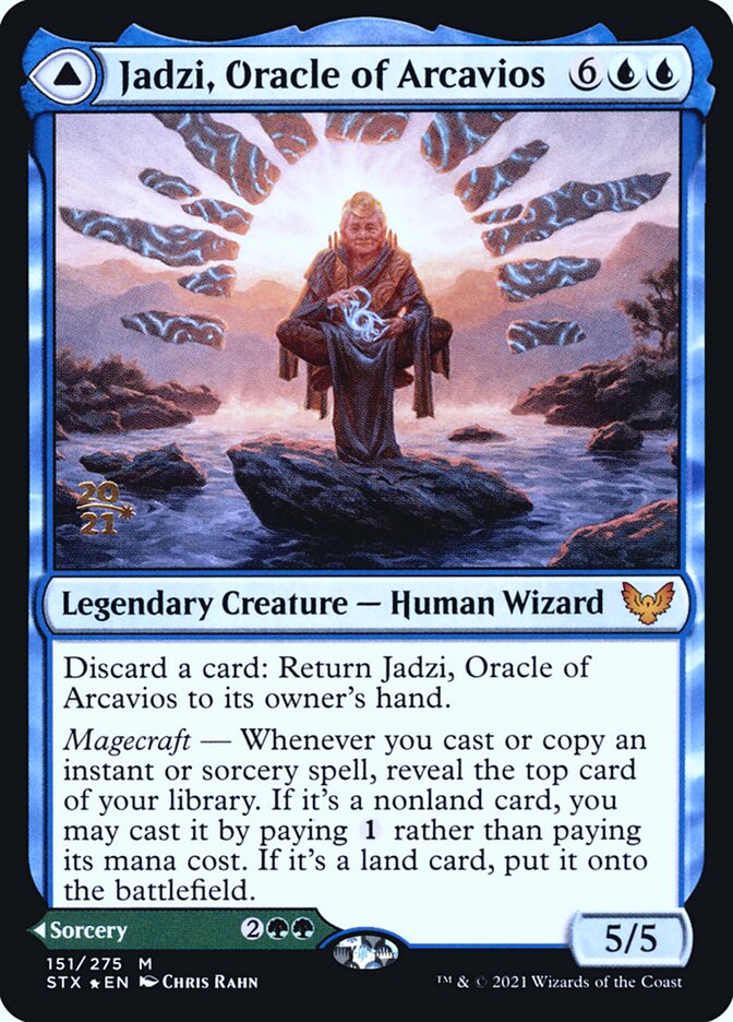 Jadzi, Oráculo de Arcávios / Jadzi, Oracle of Arcavios - Magic: The Gathering - MoxLand