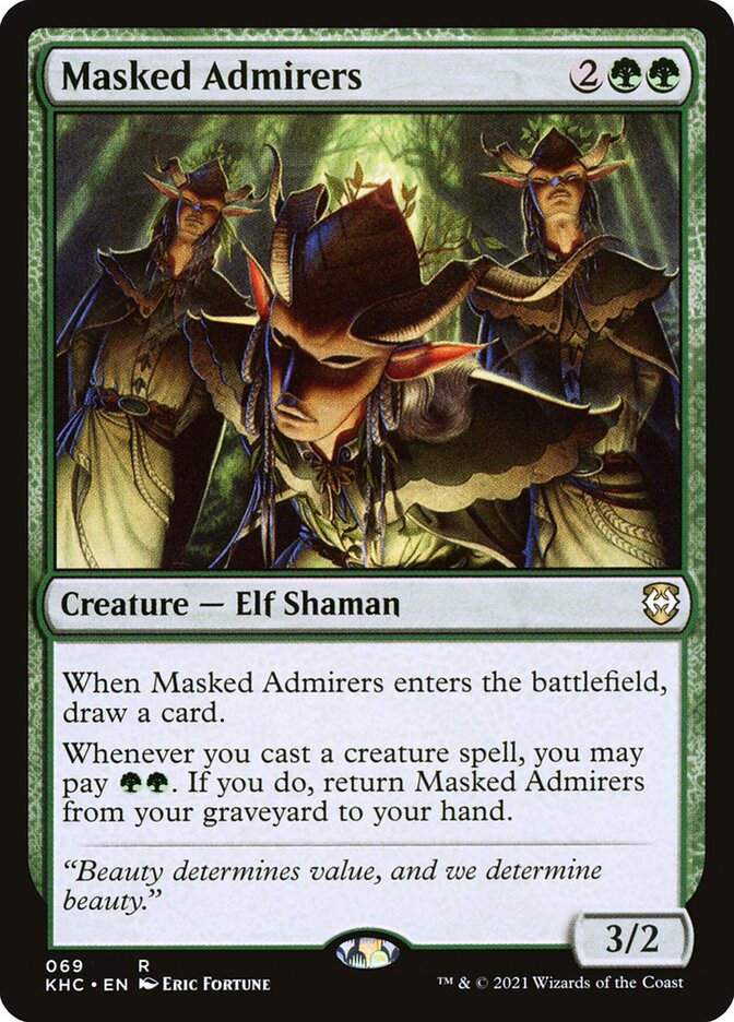 Admiradores Mascarados / Masked Admirers - Magic: The Gathering - MoxLand