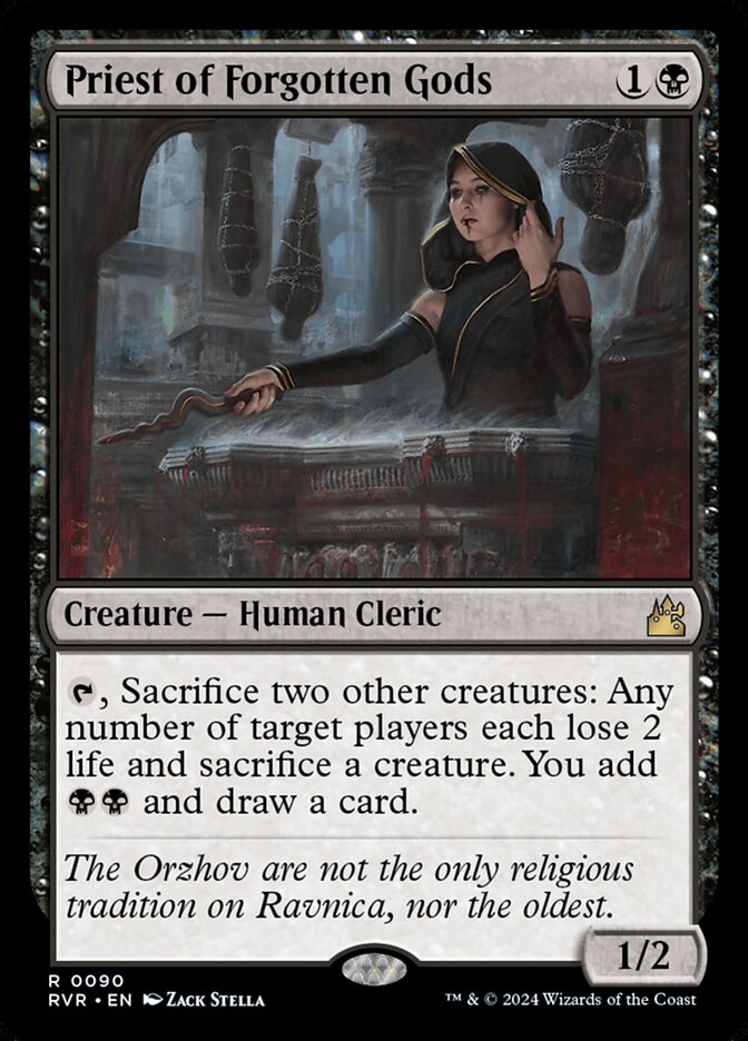 Sacerdotisa dos Deuses Esquecidos / Priest of Forgotten Gods - Magic: The Gathering - MoxLand