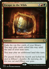 Fuga para as Terras Selvagens / Escape to the Wilds - Magic: The Gathering - MoxLand