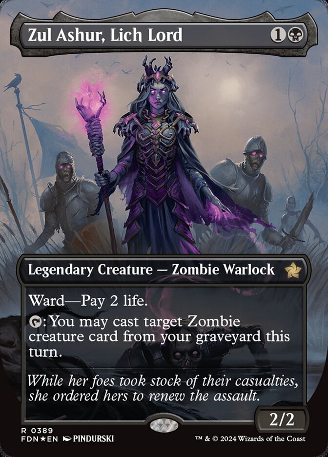 Zul Ashur, Senhora Lich / Zul Ashur, Lich Lord - Magic: The Gathering - MoxLand