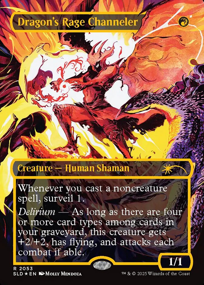 Canalizadora da Ira do Dragão / Dragon's Rage Channeler - Magic: The Gathering - MoxLand