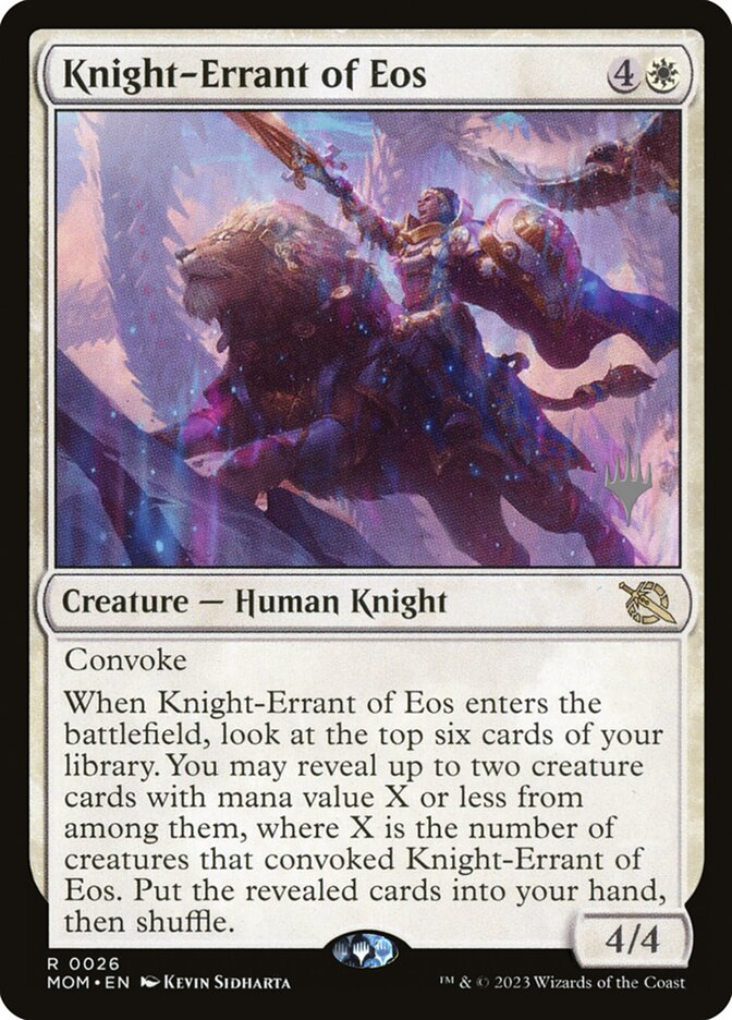 Cavaleira Errante de Eos / Knight-Errant of Eos - Magic: The Gathering - MoxLand