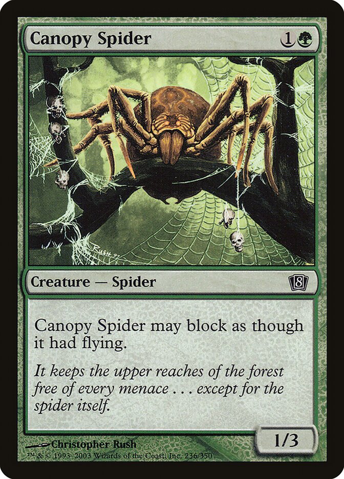 Aranha Baldaquina / Canopy Spider - Magic: The Gathering - MoxLand