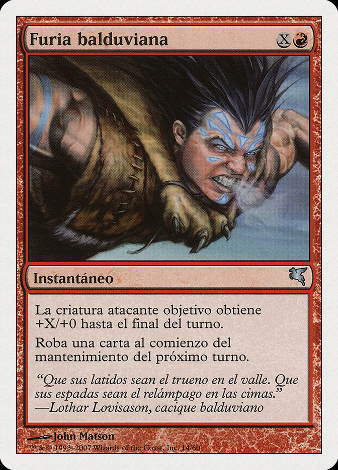 Fúria Balduviana / Balduvian Rage - Magic: The Gathering - MoxLand