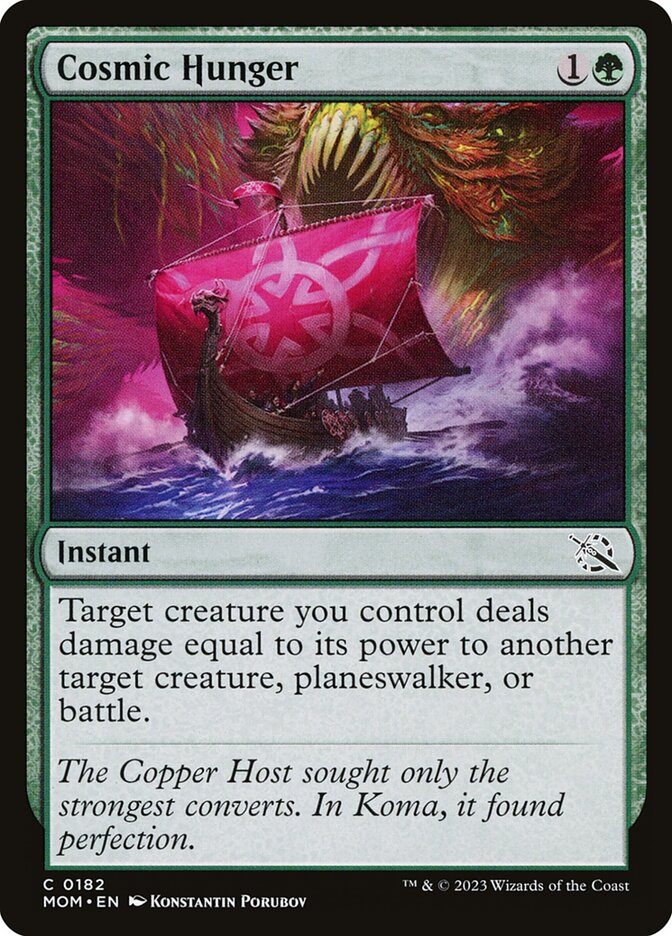 Fome Cósmica / Cosmic Hunger - Magic: The Gathering - MoxLand