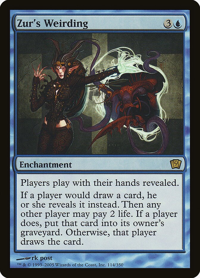 Fatalidade de Zur / Zur's Weirding - Magic: The Gathering - MoxLand
