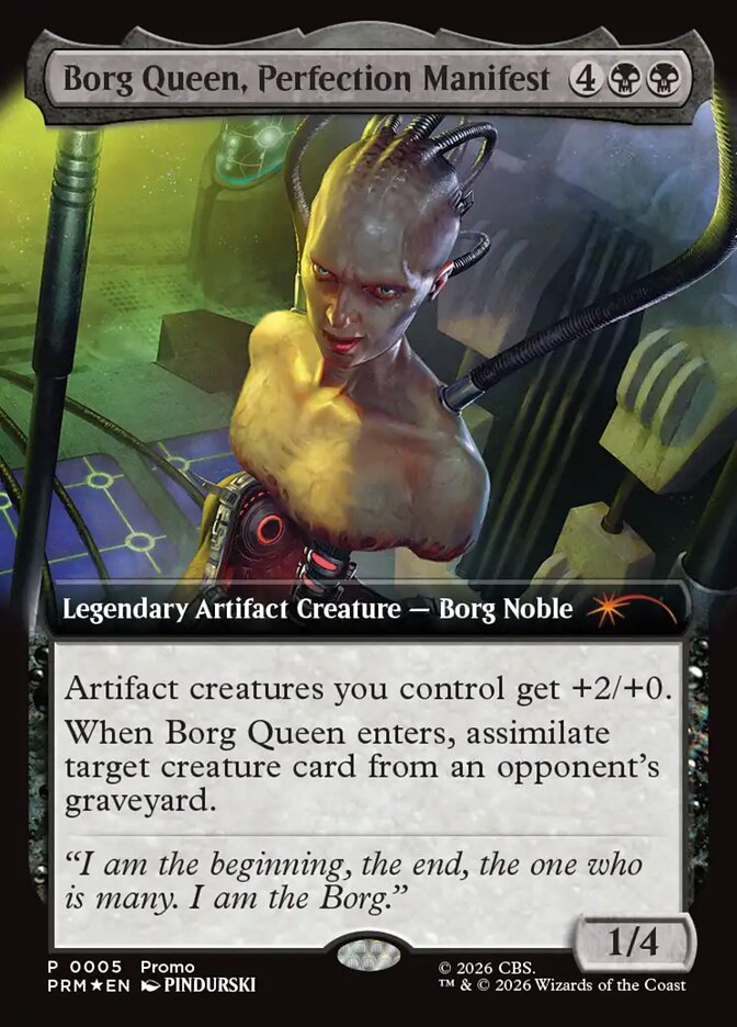 Borg Queen, Perfection Manifest - Magic: The Gathering - MoxLand