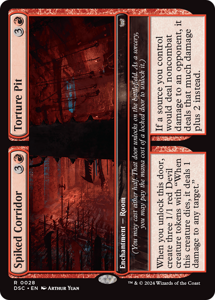 Spiked Corridor / Torture Pit - Magic: The Gathering - MoxLand