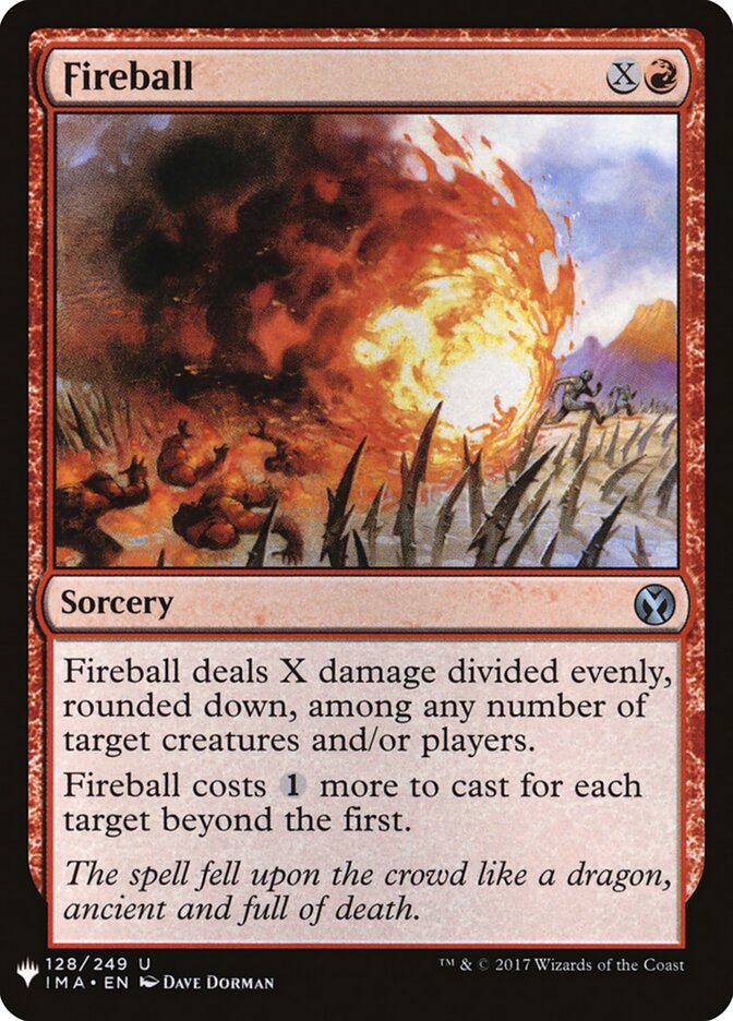 Bola de Fogo / Fireball - Magic: The Gathering - MoxLand