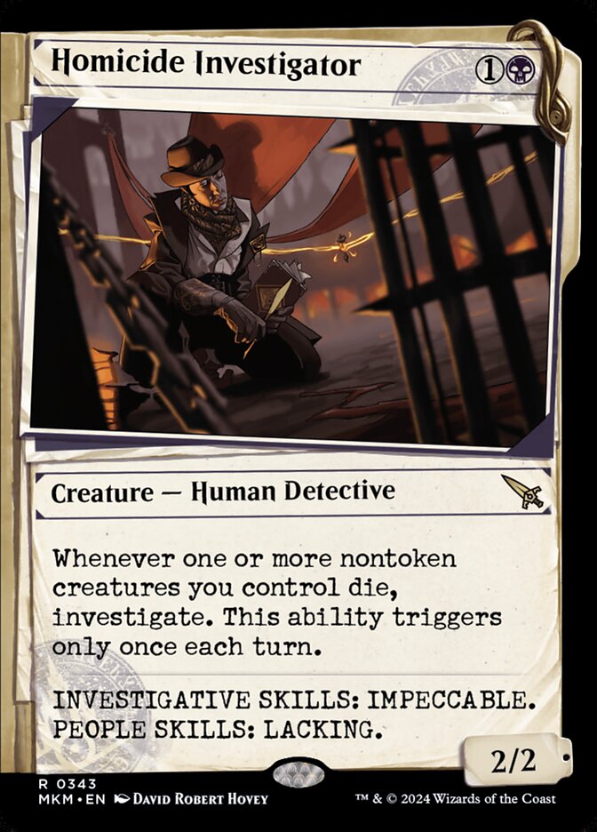 Investigadora de Homicídios / Homicide Investigator - Magic: The Gathering - MoxLand