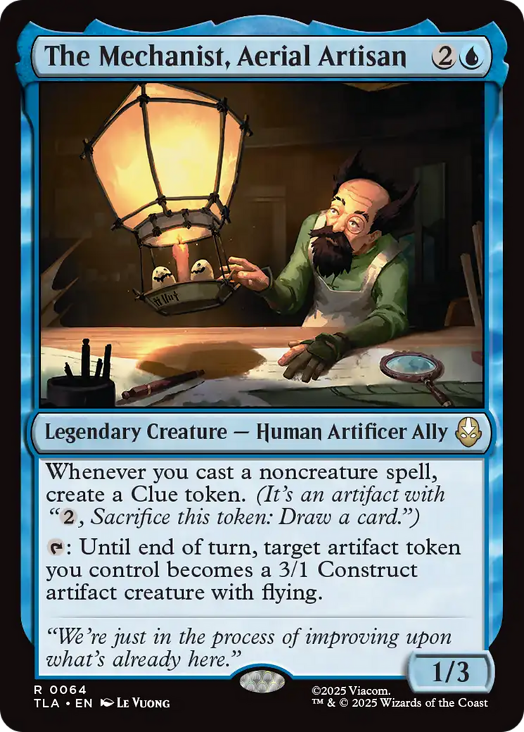 O Mecanista, Artesão Aéreo / The Mechanist, Aerial Artisan - Magic: The Gathering - MoxLand
