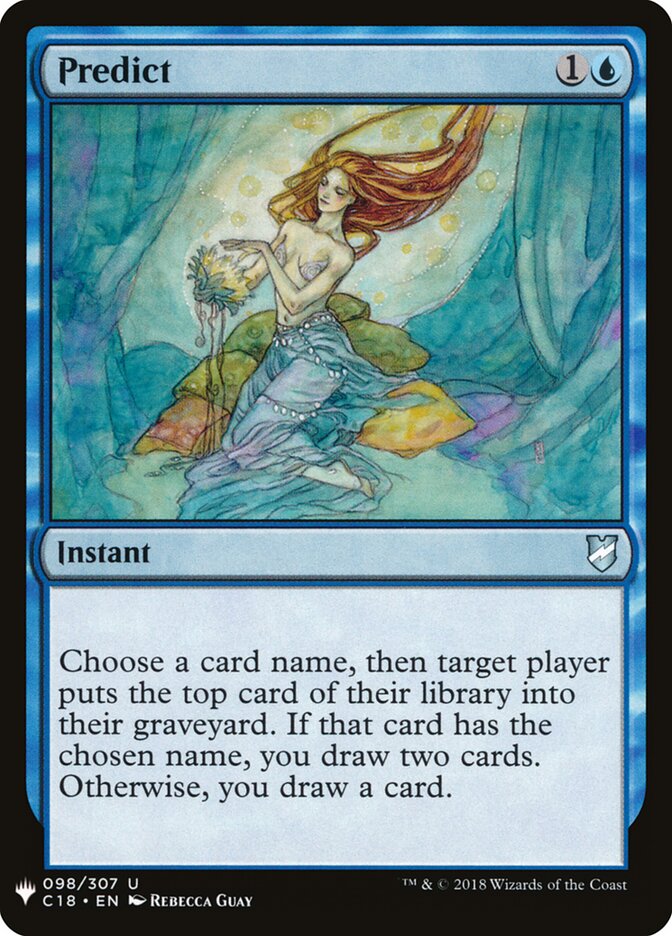 Predizer / Predict - Magic: The Gathering - MoxLand