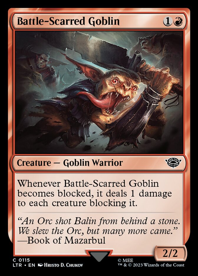 Goblin Veterano de Guerra / Battle-Scarred Goblin - Magic: The Gathering - MoxLand