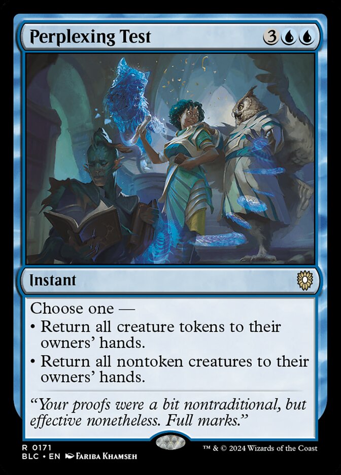Teste Desconcertante / Perplexing Test - Magic: The Gathering - MoxLand