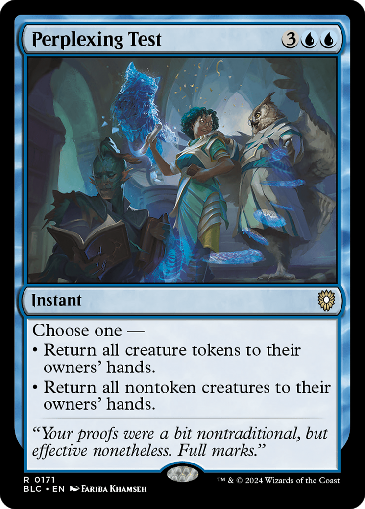 Teste Desconcertante / Perplexing Test - Magic: The Gathering - MoxLand