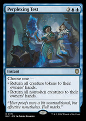 Teste Desconcertante / Perplexing Test - Magic: The Gathering - MoxLand