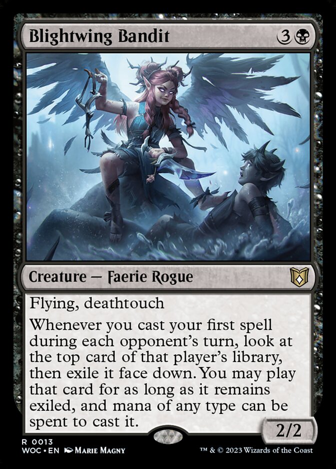 Bandida das Asas Malditas / Blightwing Bandit - Magic: The Gathering - MoxLand