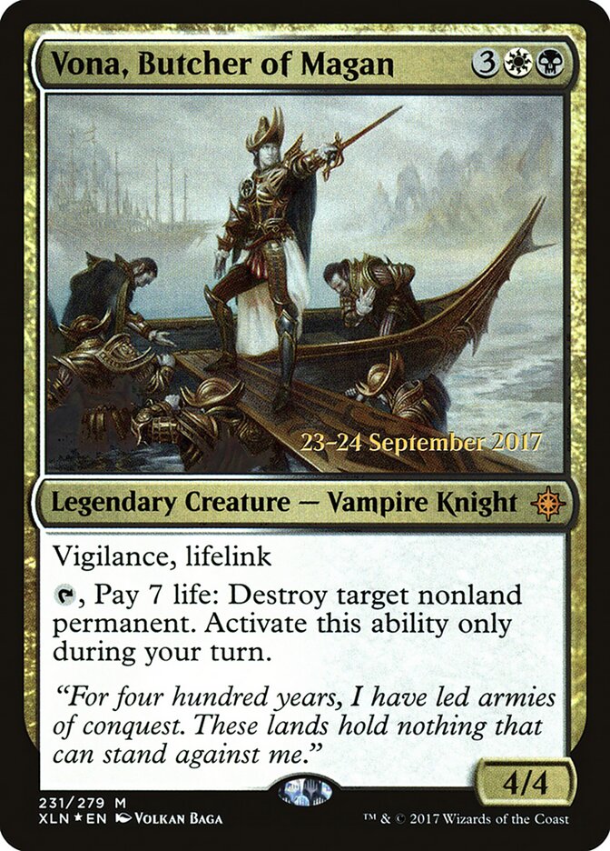Vona, Açougueira de Magan / Vona, Butcher of Magan - Magic: The Gathering - MoxLand