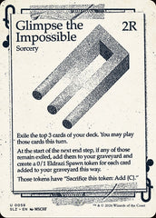 Vislumbre do Impossível / Glimpse the Impossible - Magic: The Gathering - MoxLand