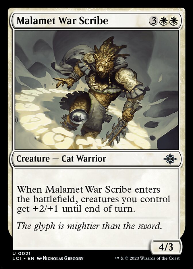 Escriba de Guerra Malamet / Malamet War Scribe - Magic: The Gathering - MoxLand