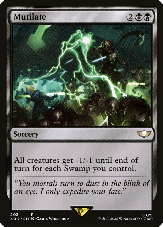 Mutilar / Mutilate - Magic: The Gathering - MoxLand