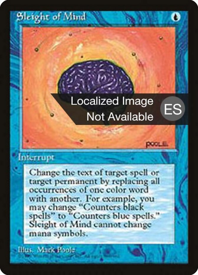 Ilusão Mental / Sleight of Mind - Magic: The Gathering - MoxLand