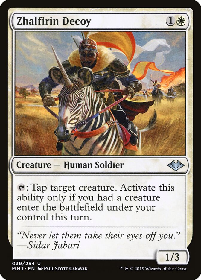 Chamariz Zhalfiriano / Zhalfirin Decoy - Magic: The Gathering - MoxLand
