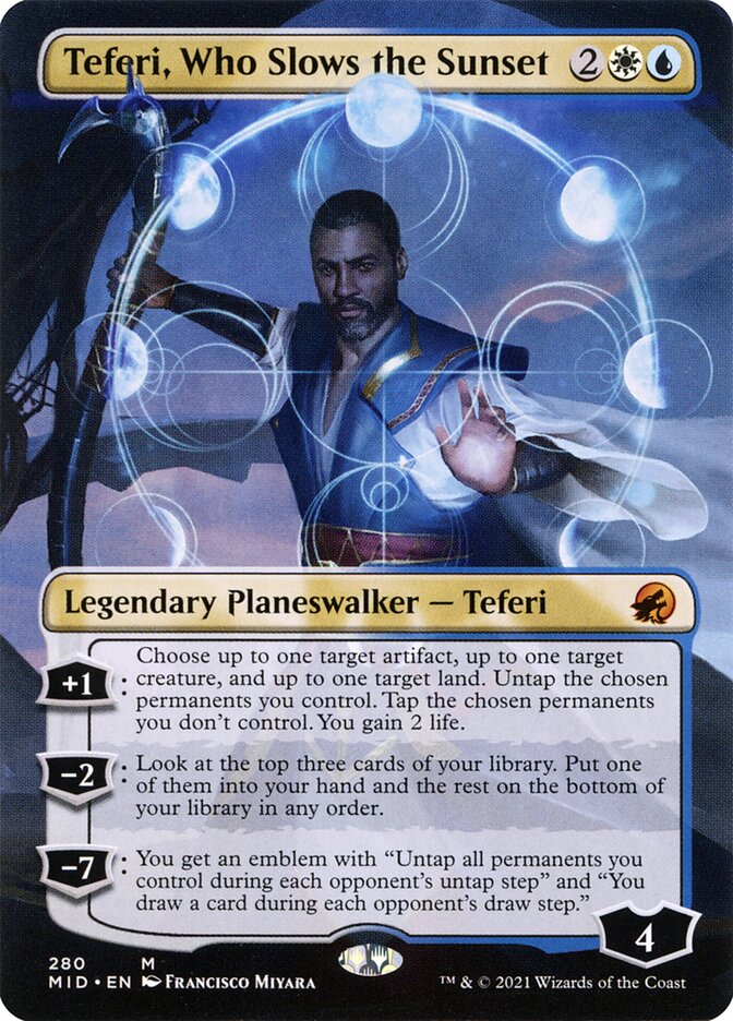 Teferi, Atrasador do Poente / Teferi, Who Slows the Sunset - Magic: The Gathering - MoxLand