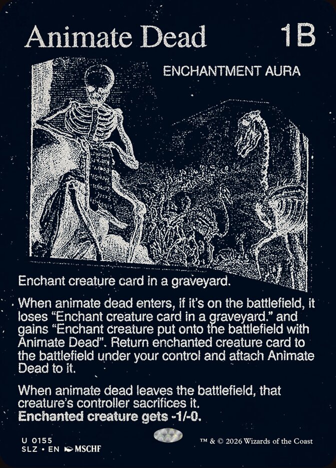 Reviver Cadáver / Animate Dead - Magic: The Gathering - MoxLand