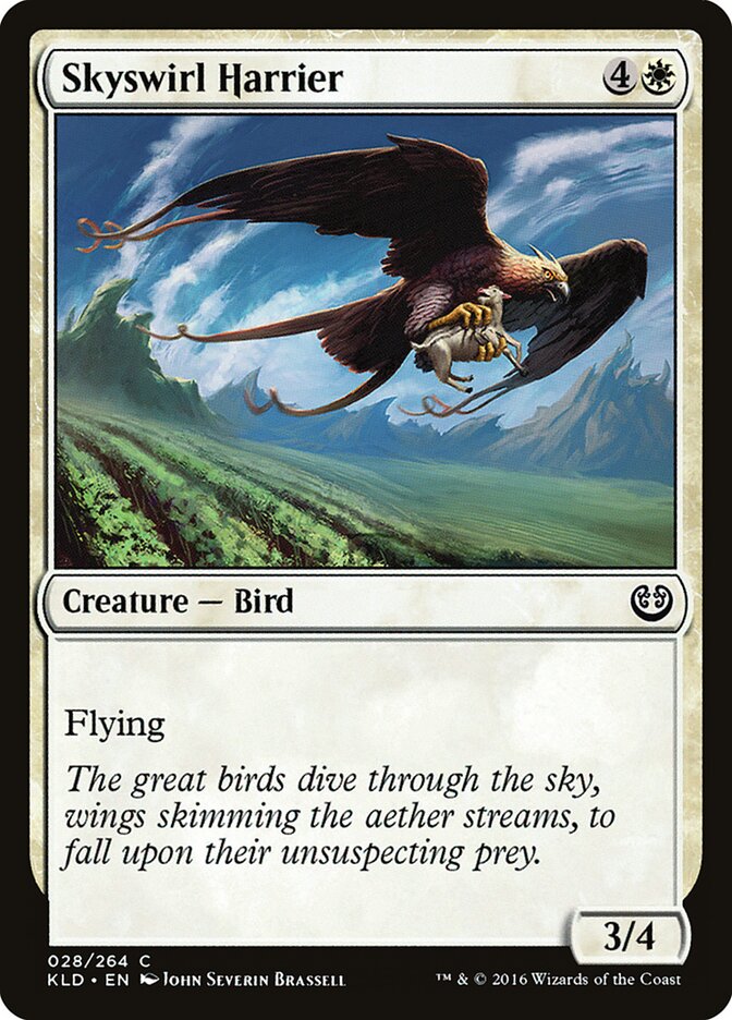 Gavião do Redemoinho / Skyswirl Harrier - Magic: The Gathering - MoxLand