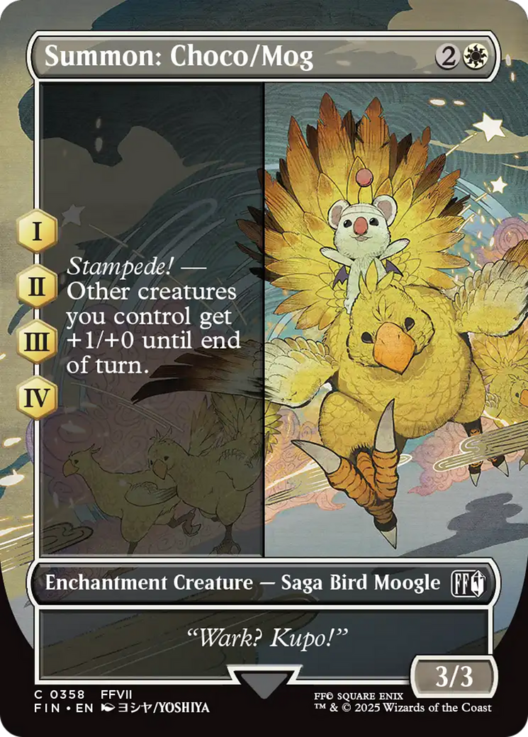 Invocação: Chocobo e Moogle / Summon: Choco/Mog - Magic: The Gathering - MoxLand